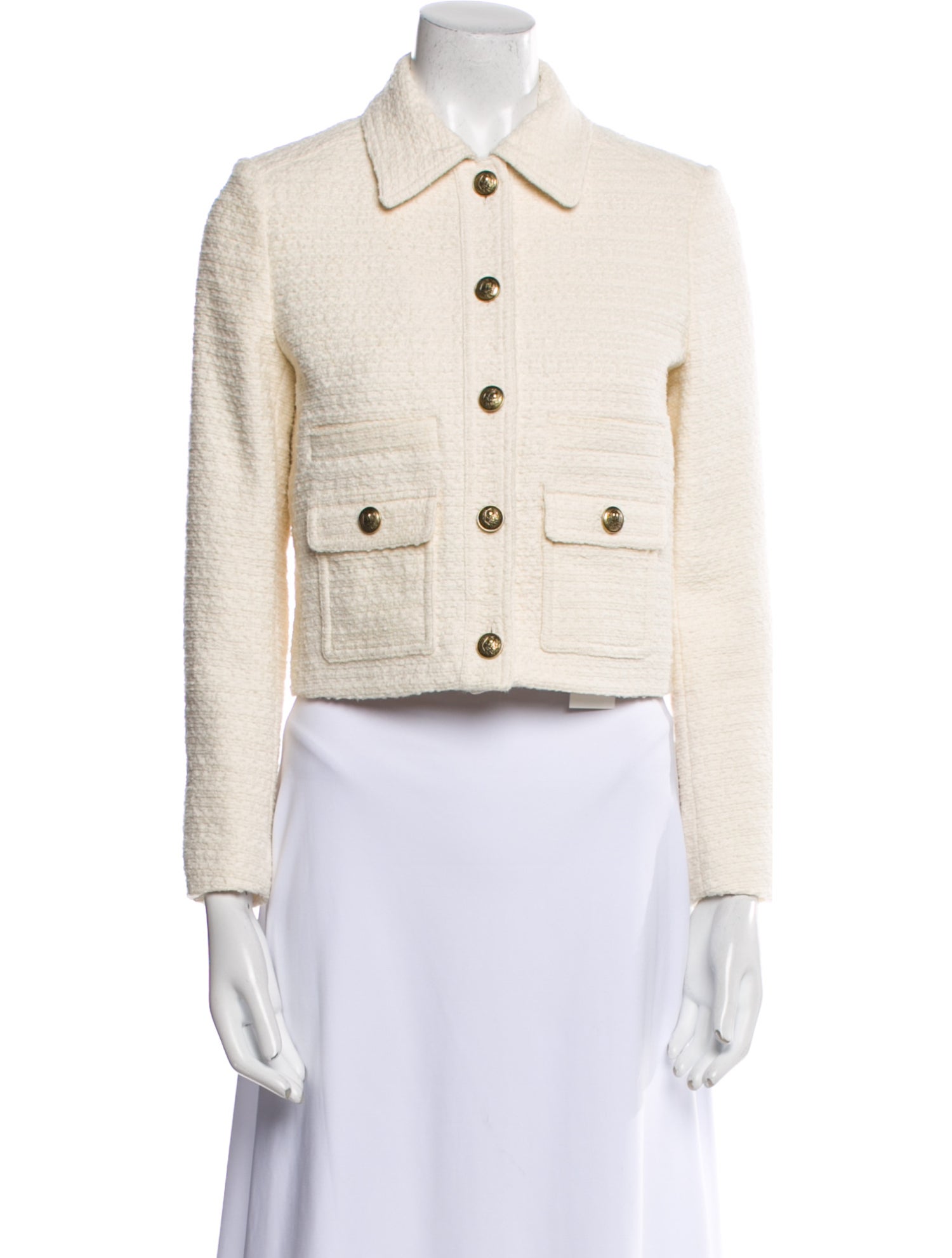 The Kooples Tweed Pattern Blazer