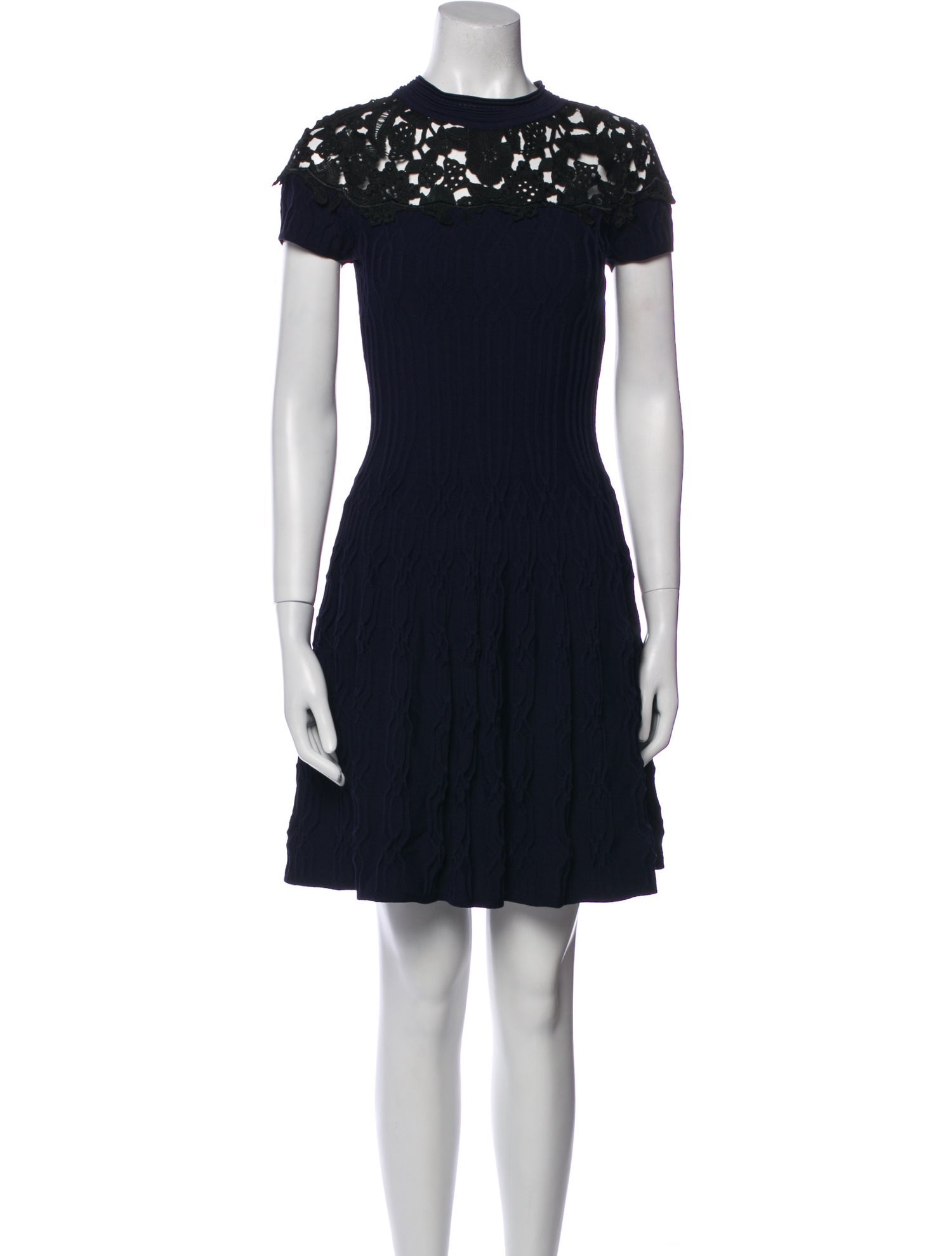 The Kooples Crew Neck Mini Dress