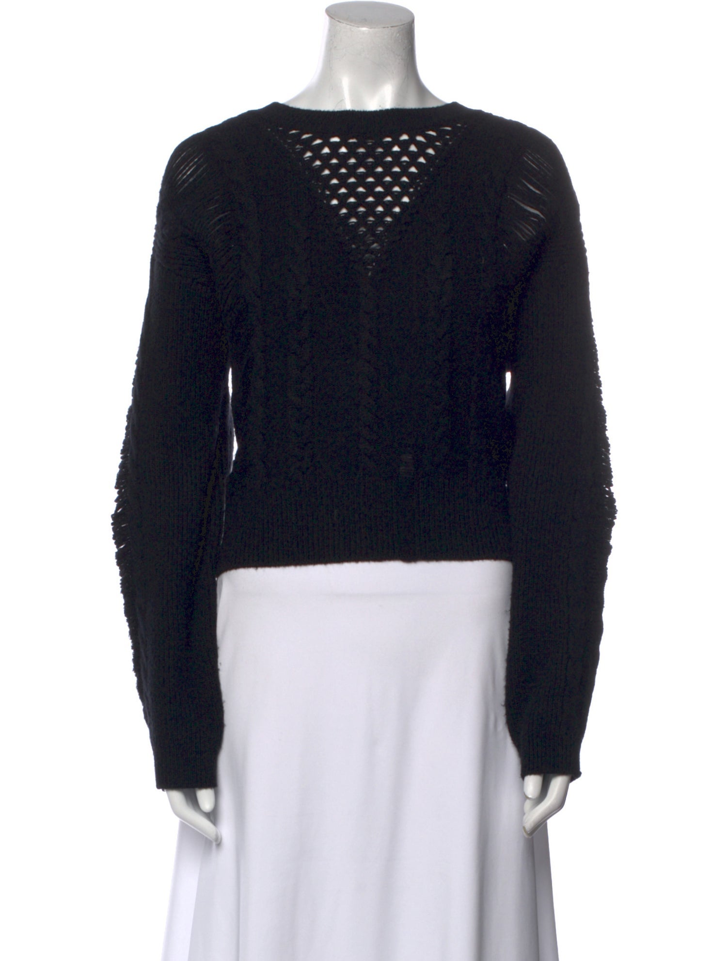 The Kooples Wool Bateau Neckline Sweater