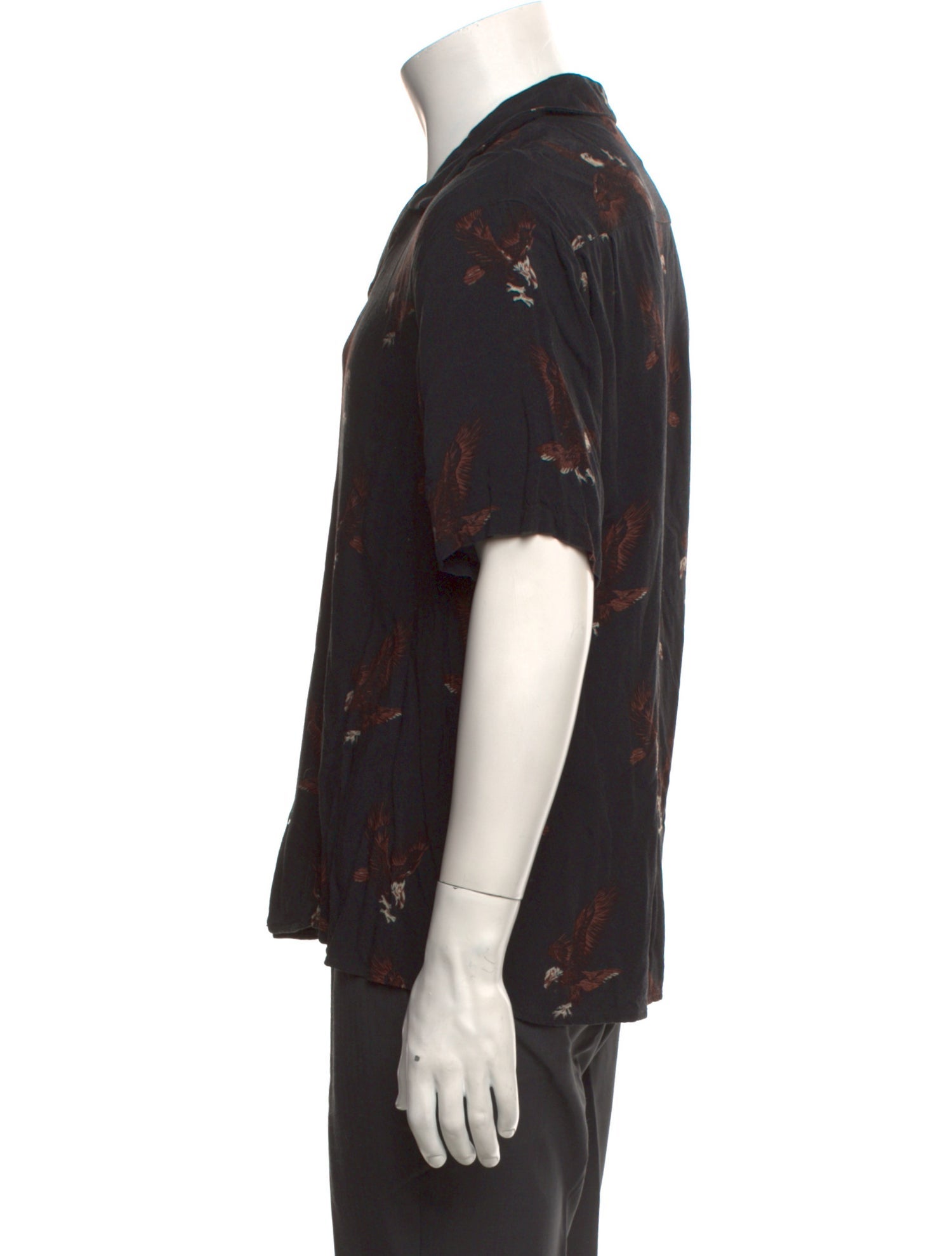 The Kooples Printed Short Sleeve Shirt