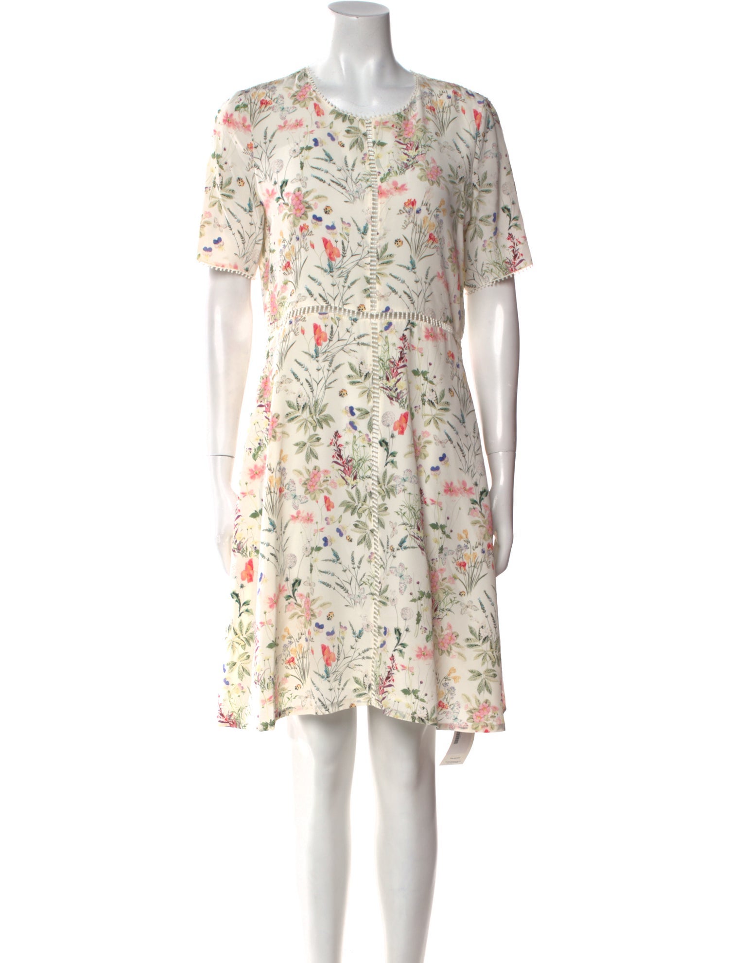 The Kooples Silk Midi Length Dress