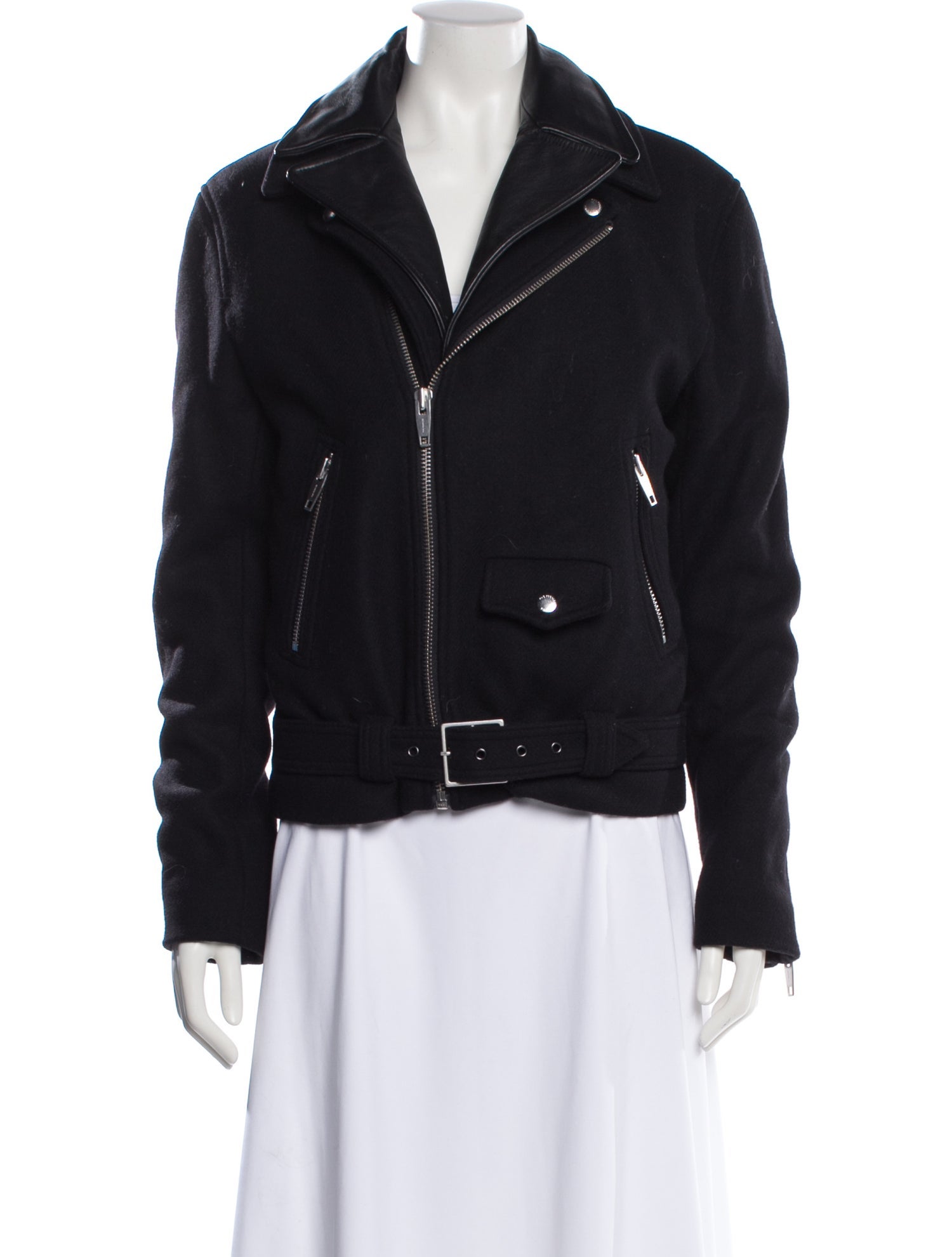 The Kooples Wool Moto Jacket