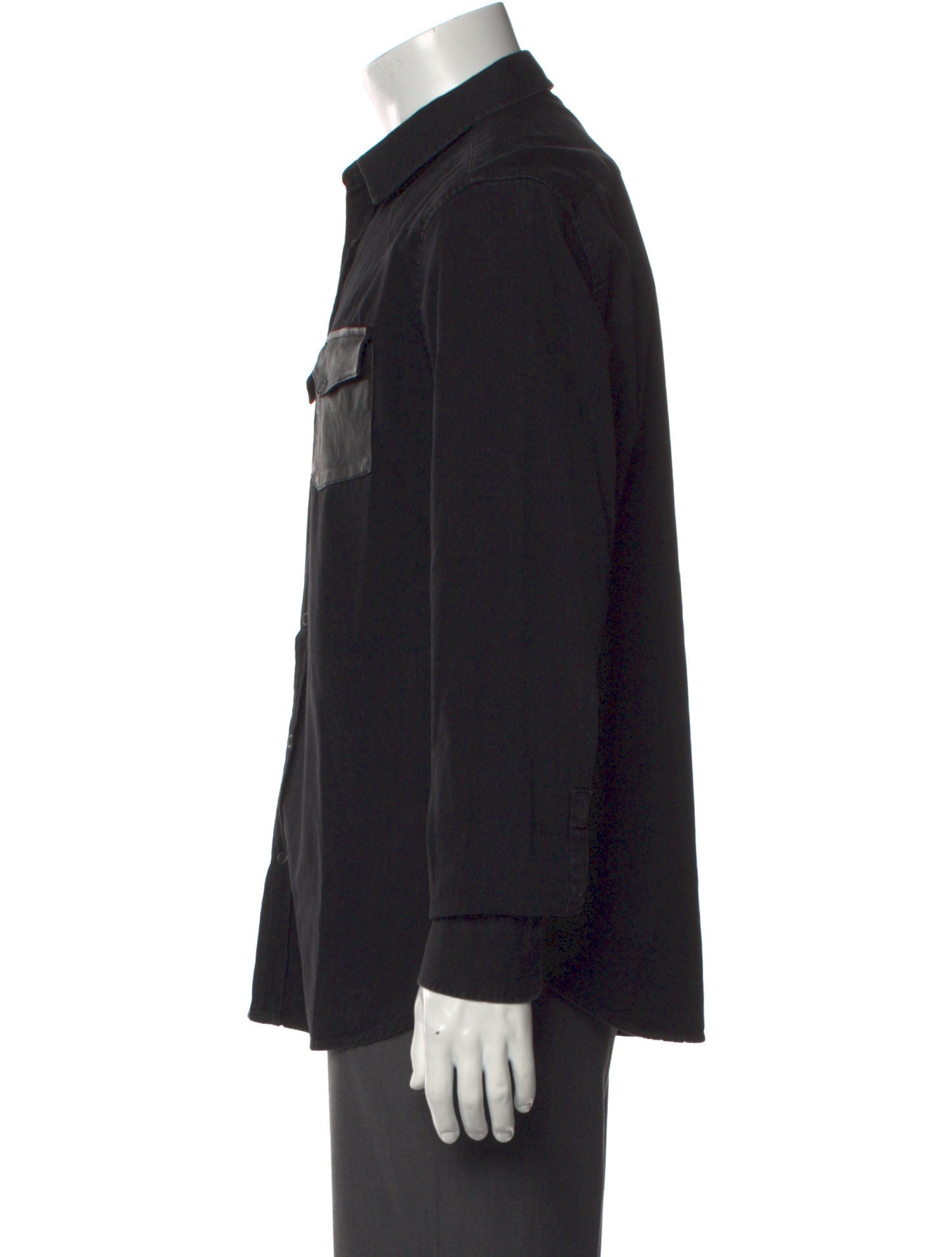 The Kooples Long Sleeve Denim Shirt