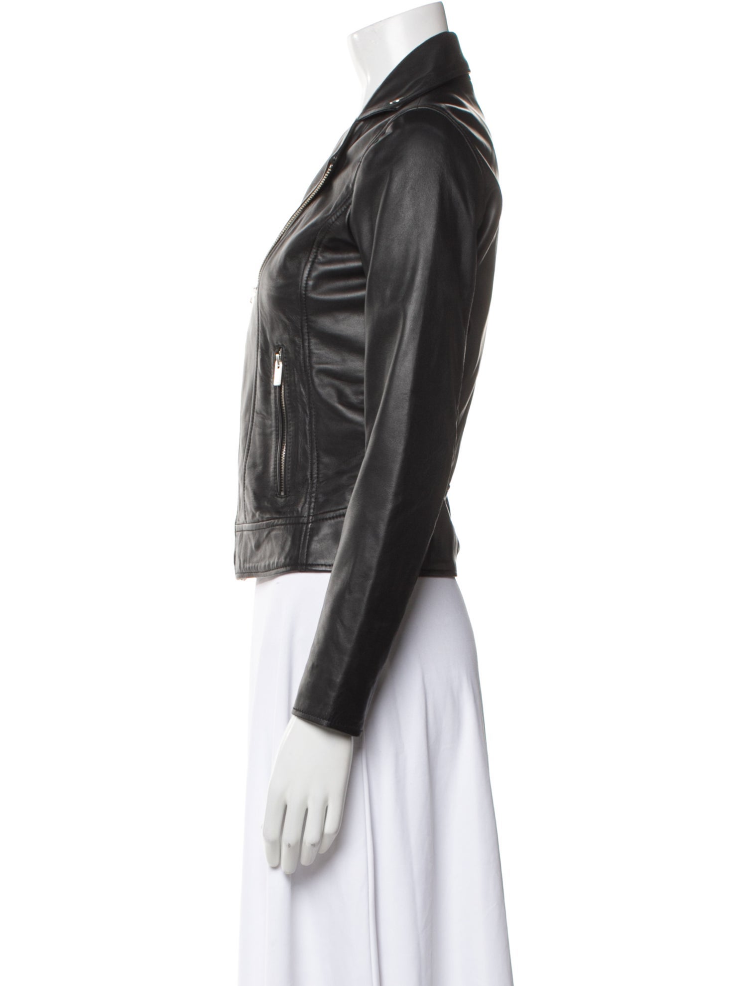 The Kooples Leather Biker Jacket