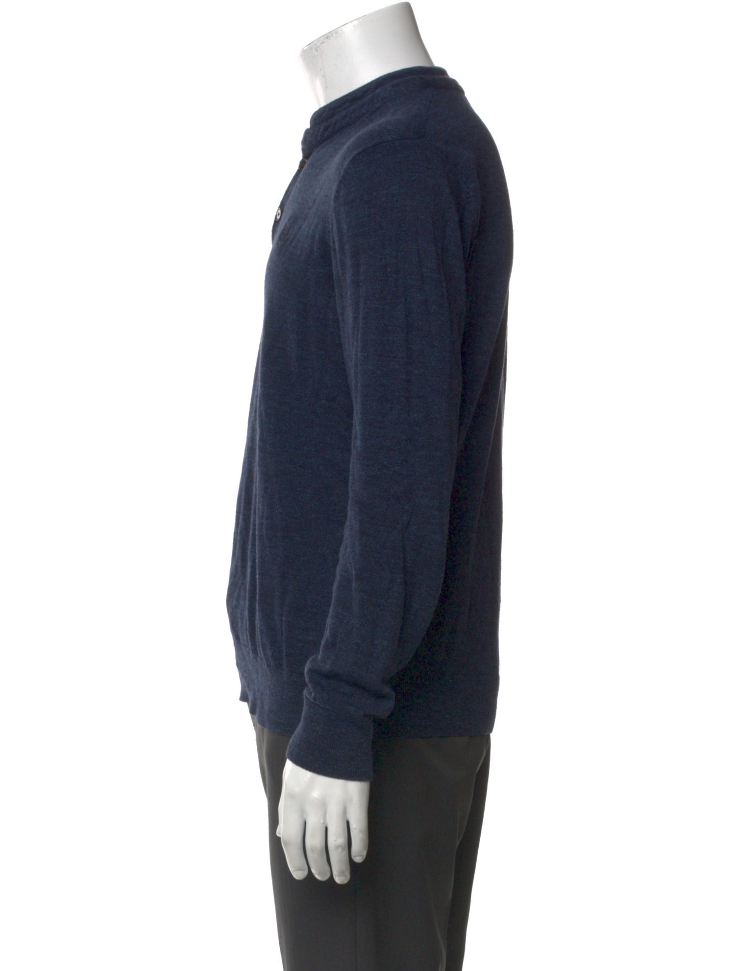 The Kooples Crew Neck Long Sleeve Henley