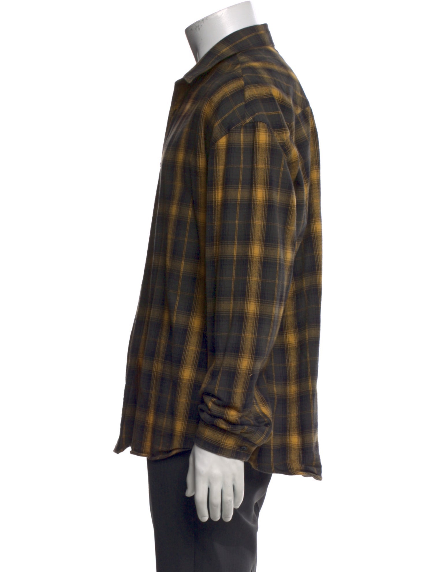 The Kooples Plaid Print Long Sleeve Shirt