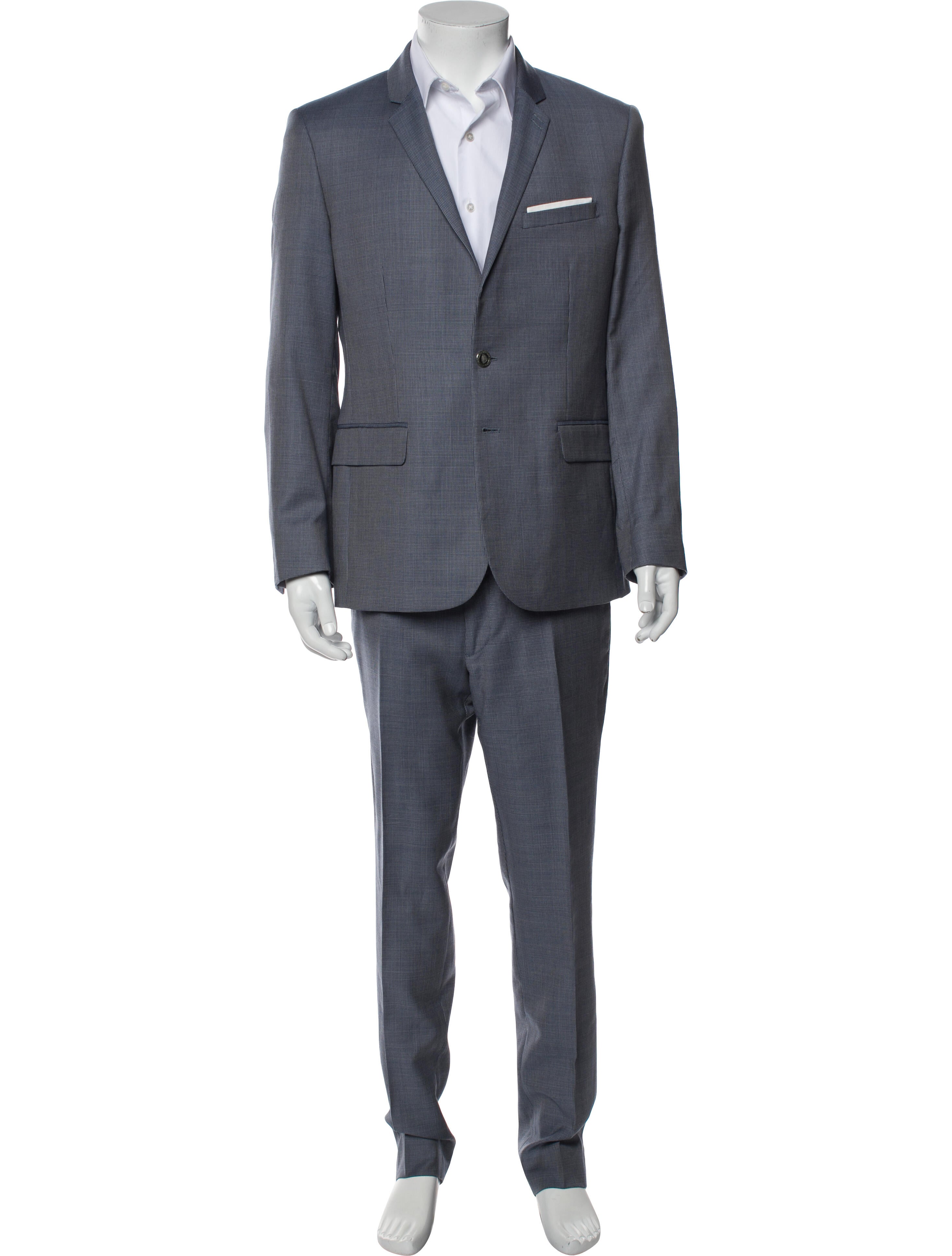 Paul Harnden Shoemakers 2021 Printed Blazer - White Suiting