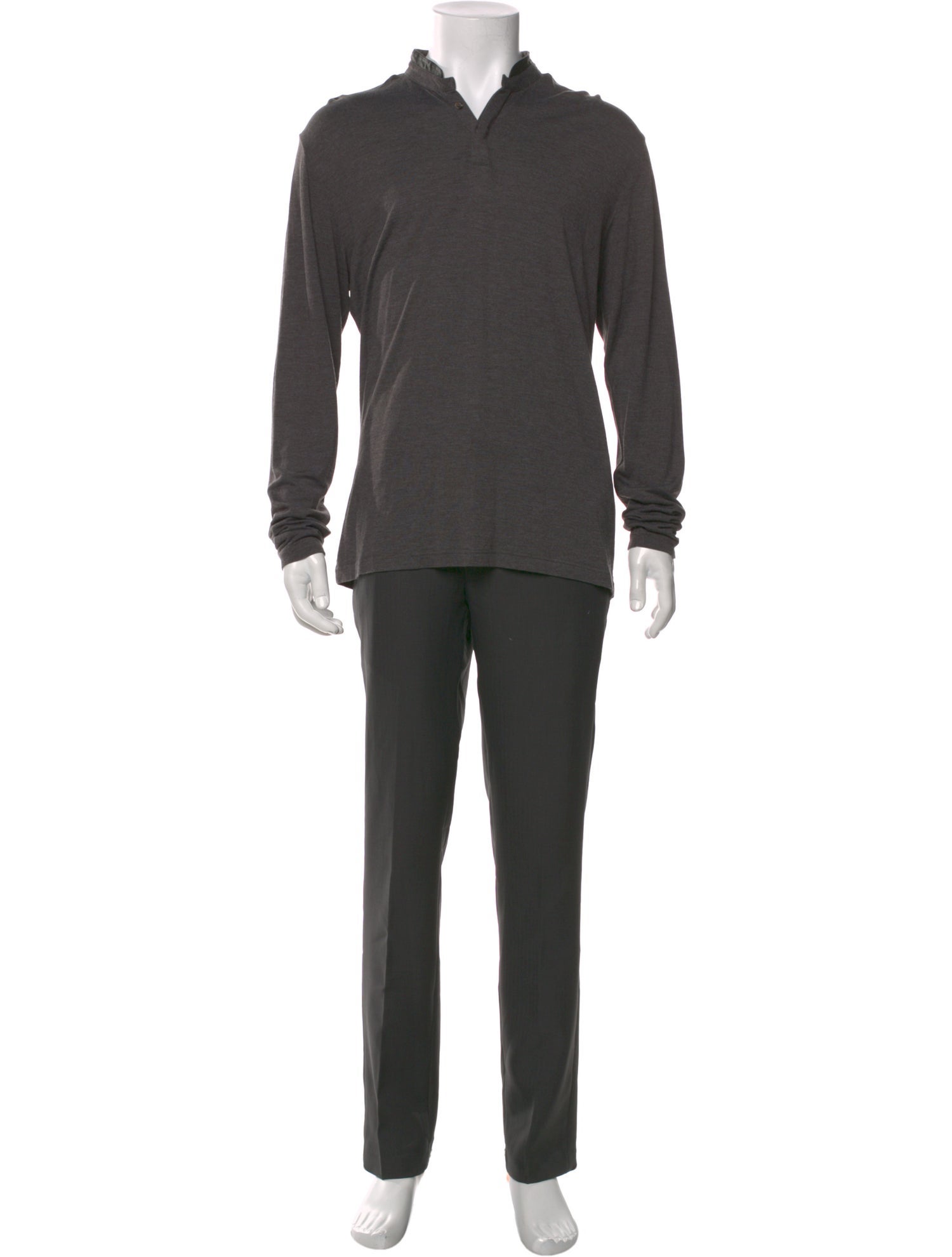 The Kooples V-Neck Long Sleeve Henley