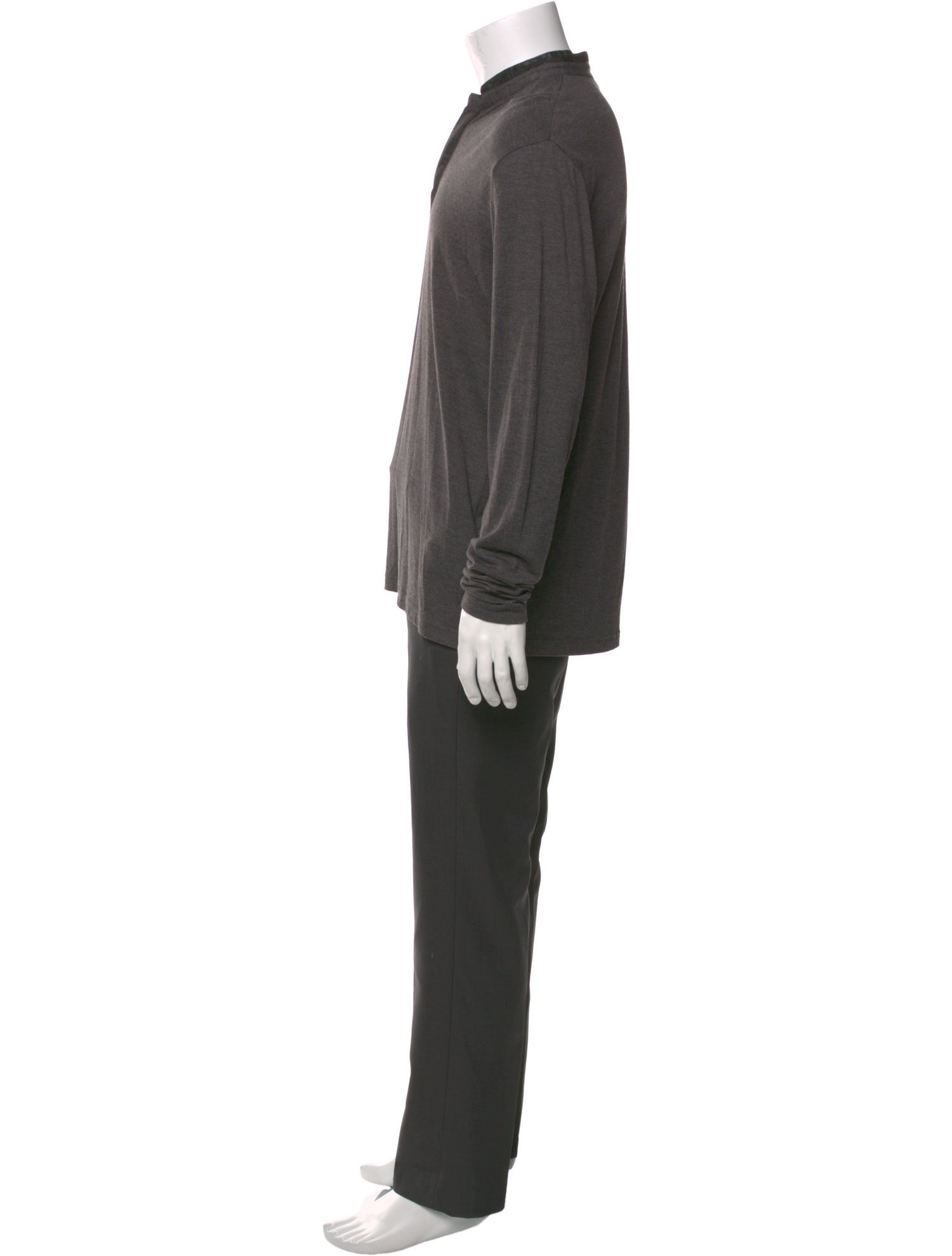 The Kooples V-Neck Long Sleeve Henley