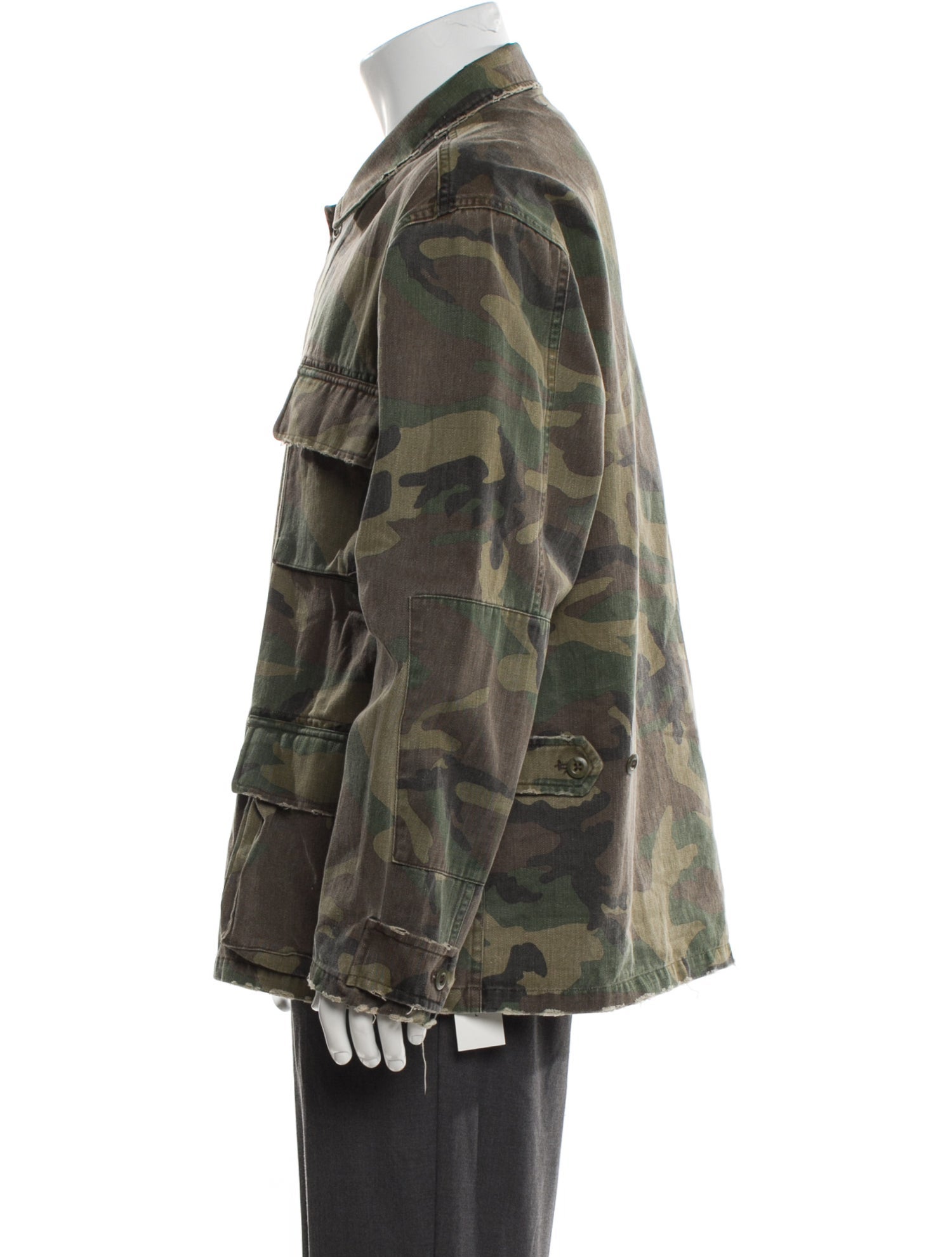 The Kooples Camouflage Print Utility Jacket