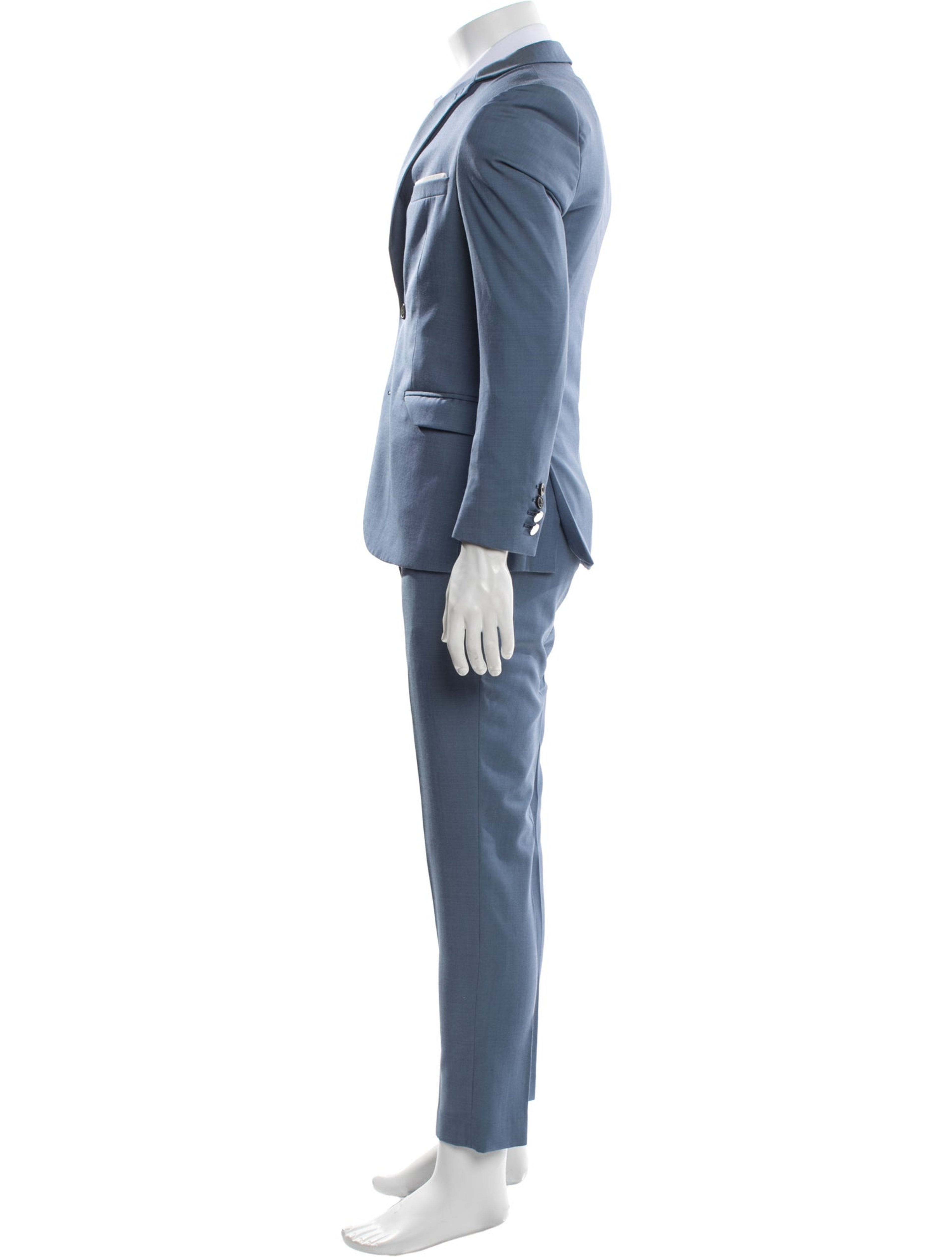Wool Two-Piece Suit Vest