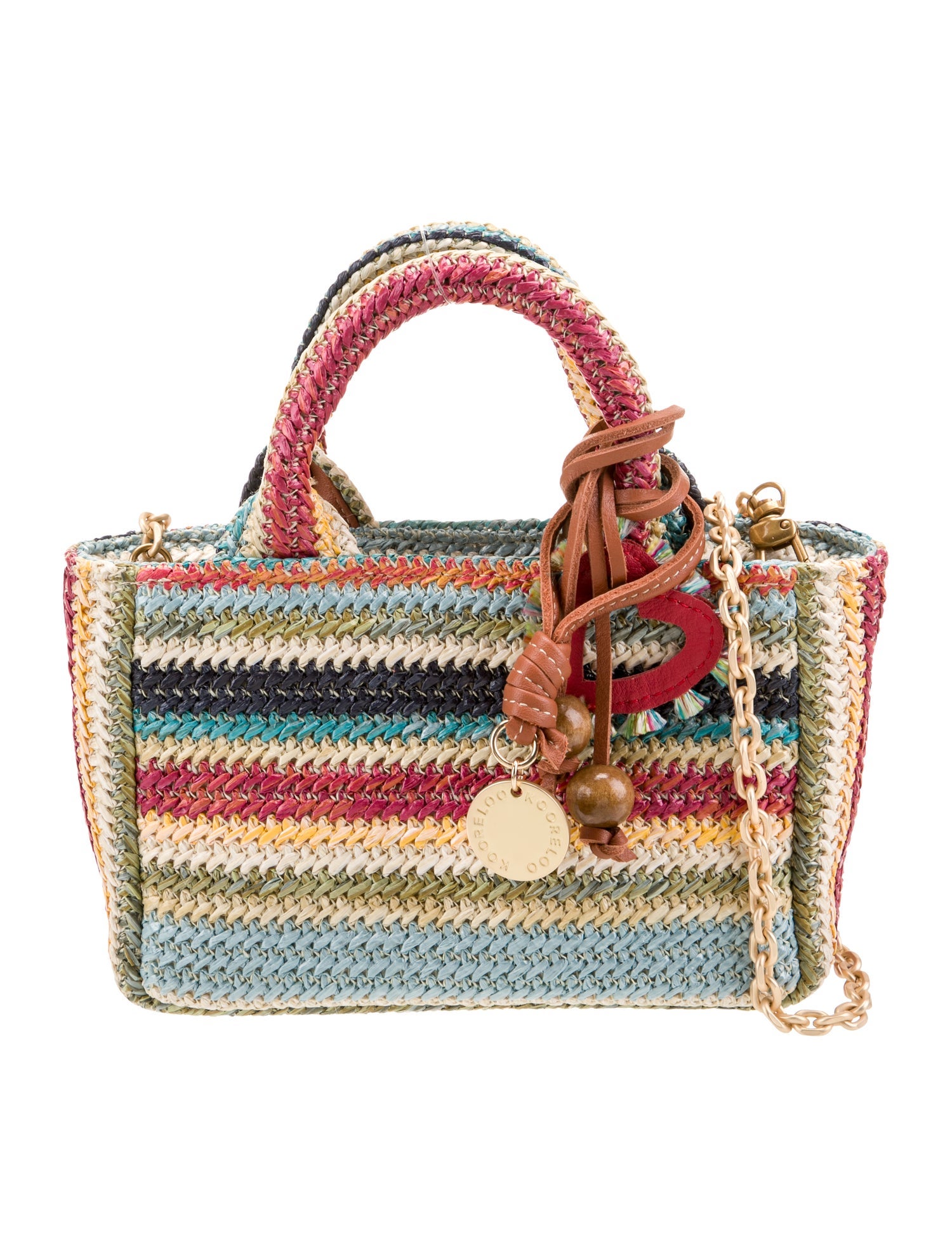 Kooreloo Straw Top Handle Bag
