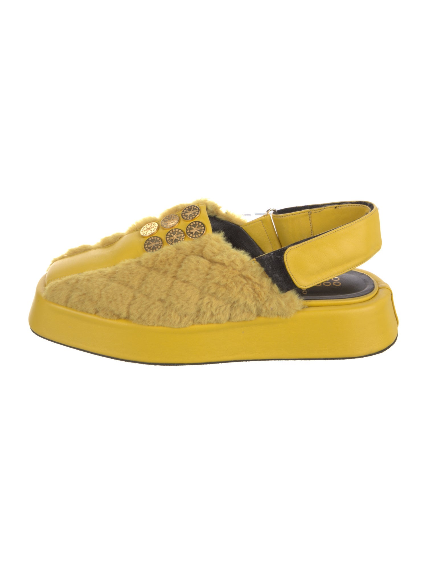 Kooreloo Fur Slingback Flats