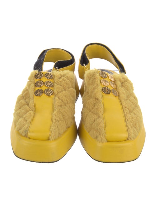 Kooreloo Fur Slingback Flats