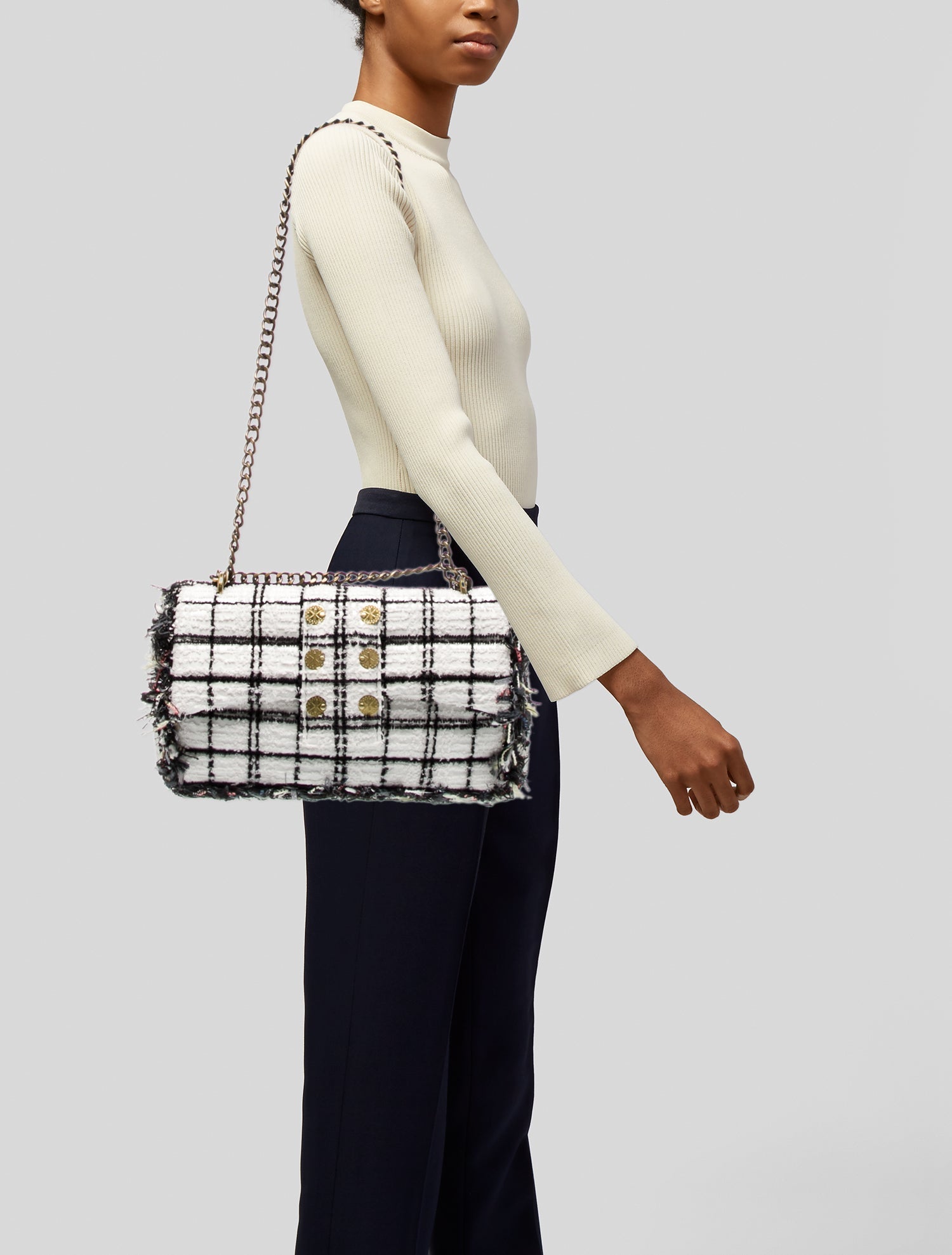 Kooreloo Tweed Shoulder Bag w/ Tags