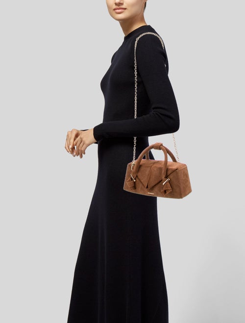 Kooreloo Suede Top Handle Bag