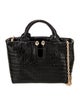 Kooreloo Embossed Leather Top Handle Bag