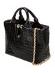 Kooreloo Embossed Leather Top Handle Bag