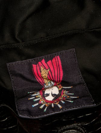 Kooreloo Embossed Leather Top Handle Bag