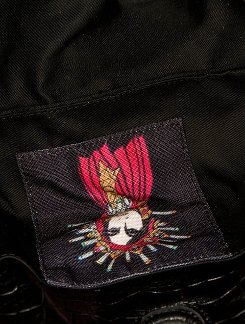 Kooreloo Embossed Leather Top Handle Bag