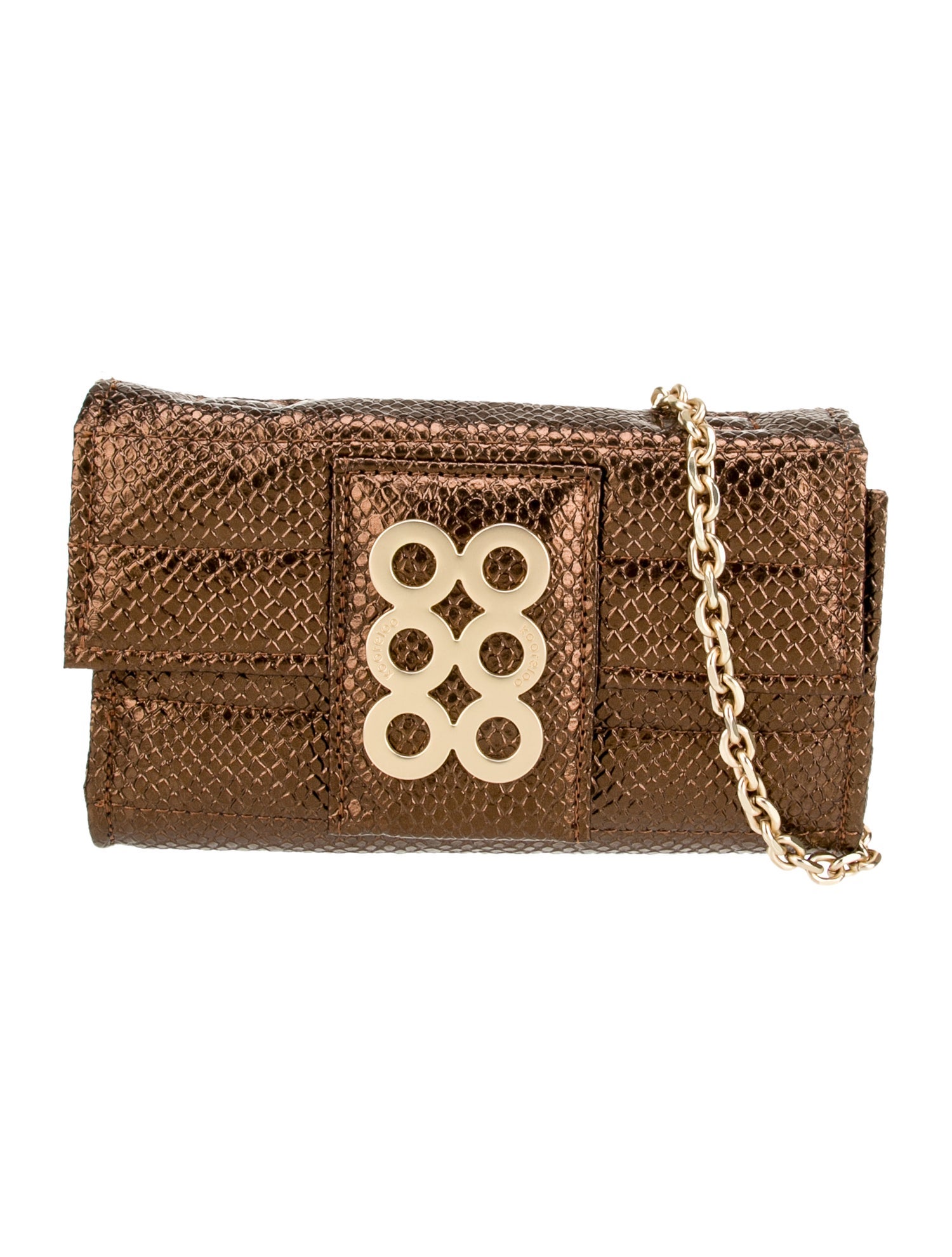 Kooreloo Embossed Leather Clutch