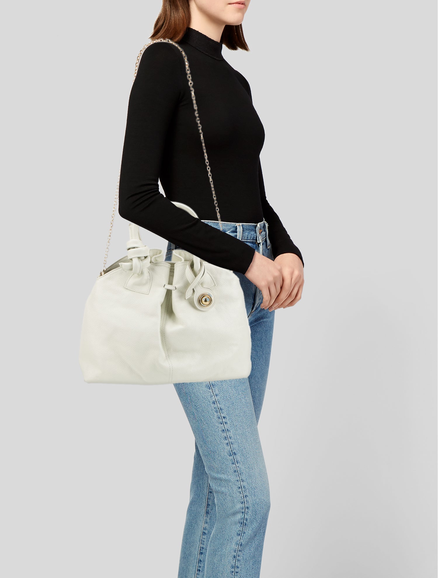 Kooreloo Leather Top Handle Bag