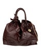 Kooreloo Embossed Leather Top Handle Bag
