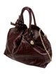 Kooreloo Embossed Leather Top Handle Bag
