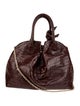Kooreloo Embossed Leather Top Handle Bag