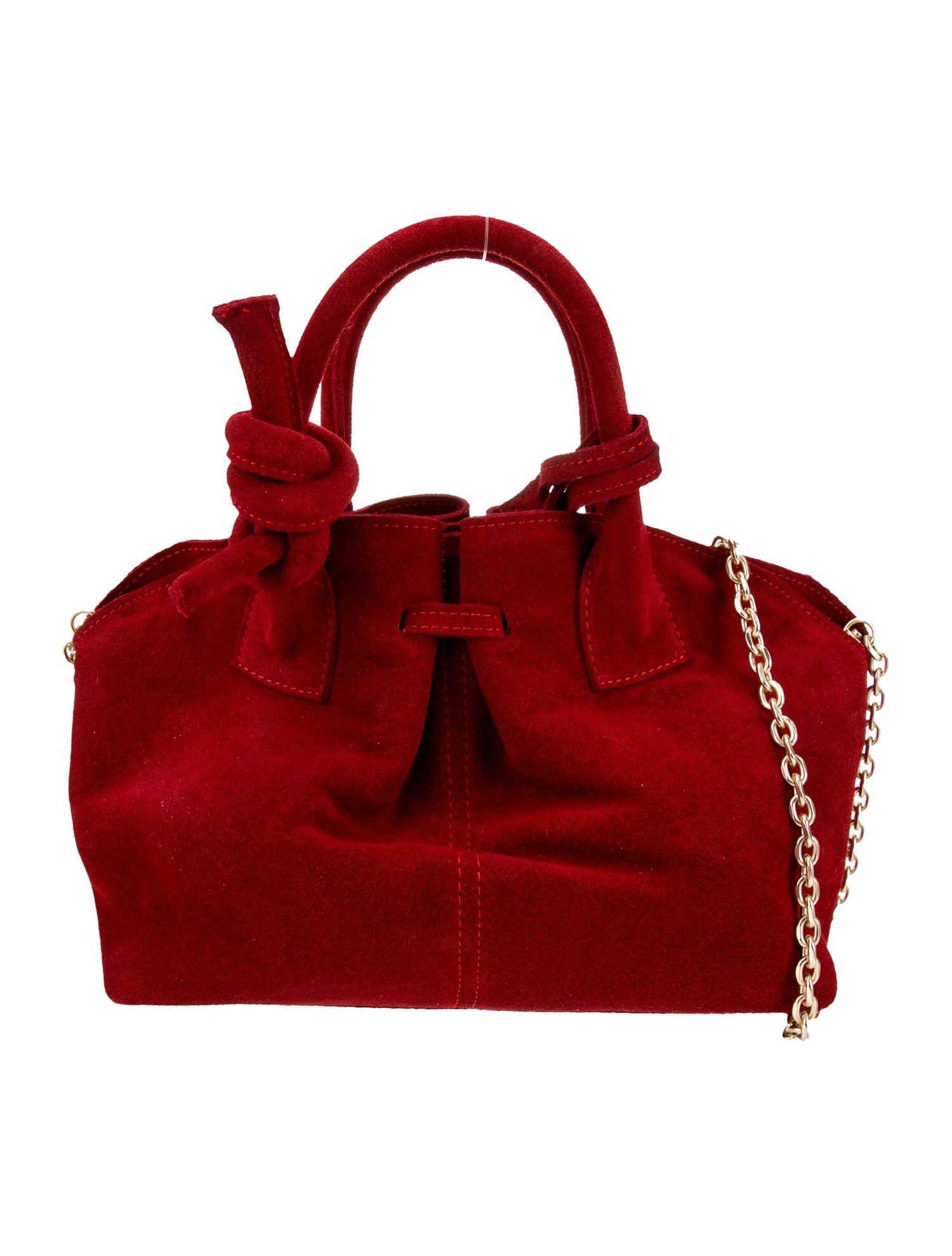 Kooreloo Suede Top Handle Bag