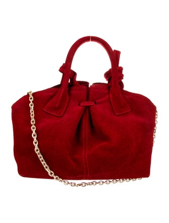 Kooreloo Suede Top Handle Bag