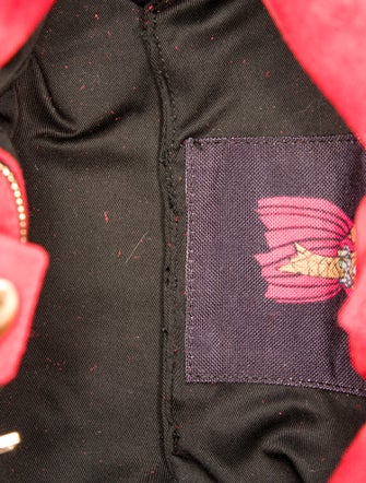 Kooreloo Suede Top Handle Bag