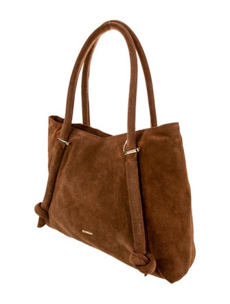 Kooreloo Suede Top Handle Bag