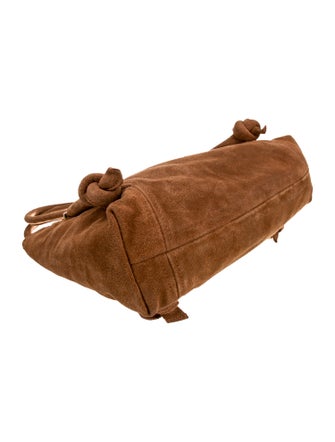Kooreloo Suede Top Handle Bag