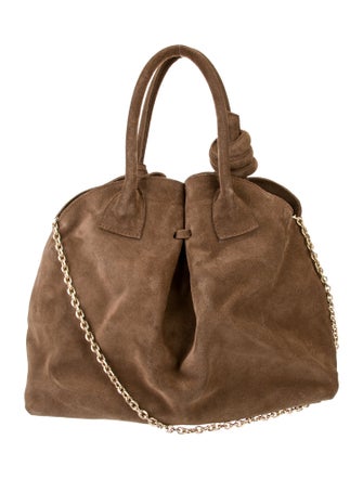 Kooreloo Suede Top Handle Bag