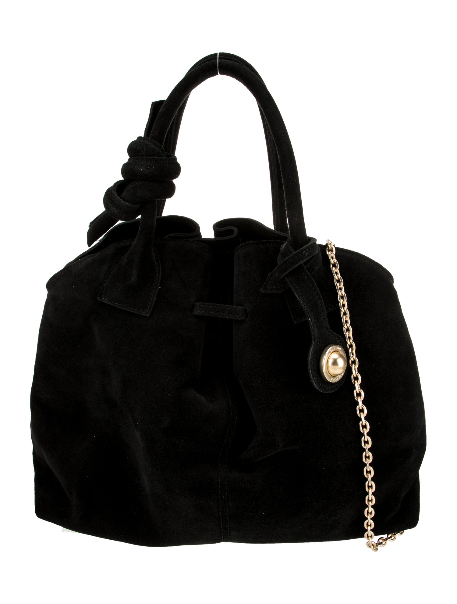 Kooreloo Suede Top Handle Bag