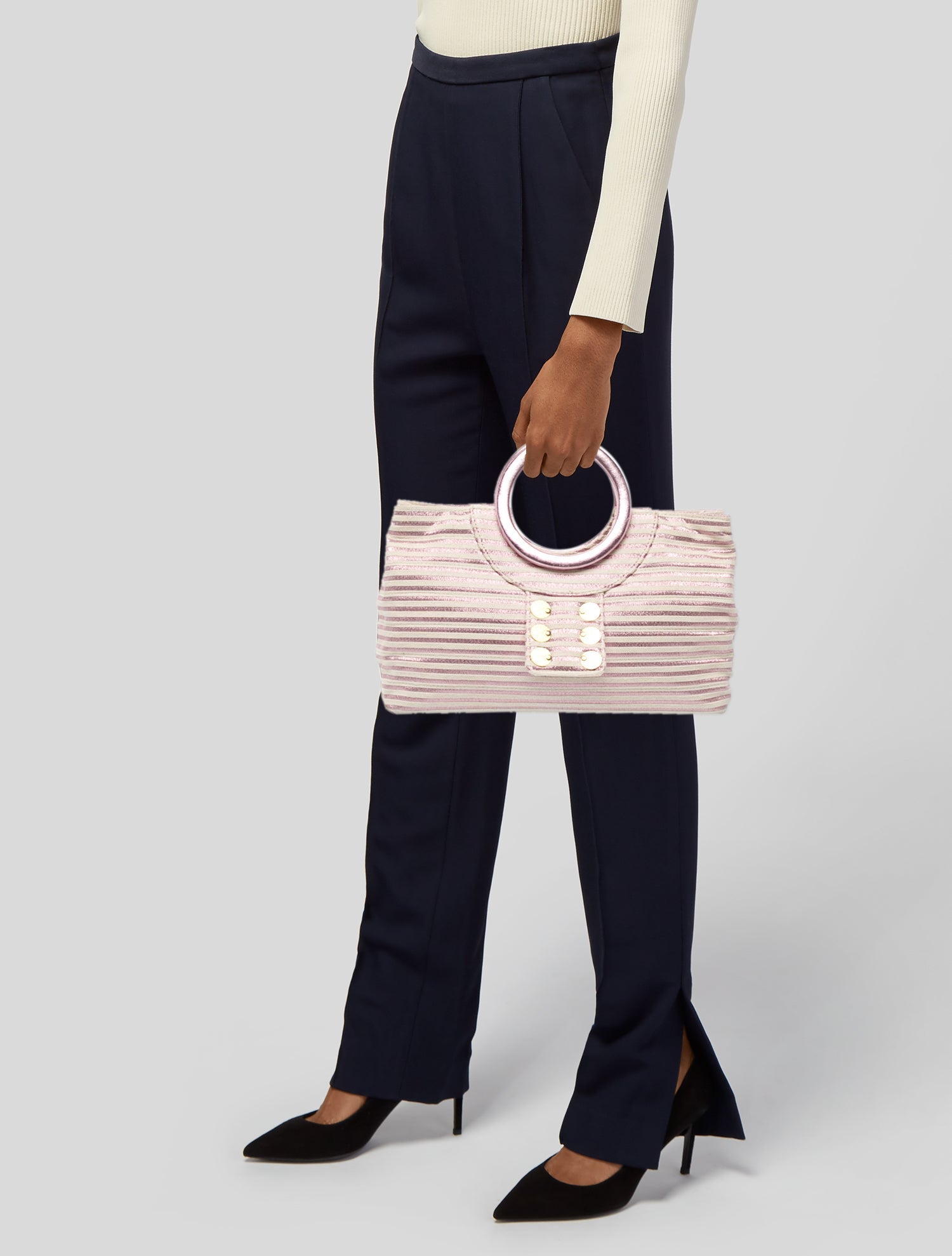 Kooreloo Tweed Top Handle Bag