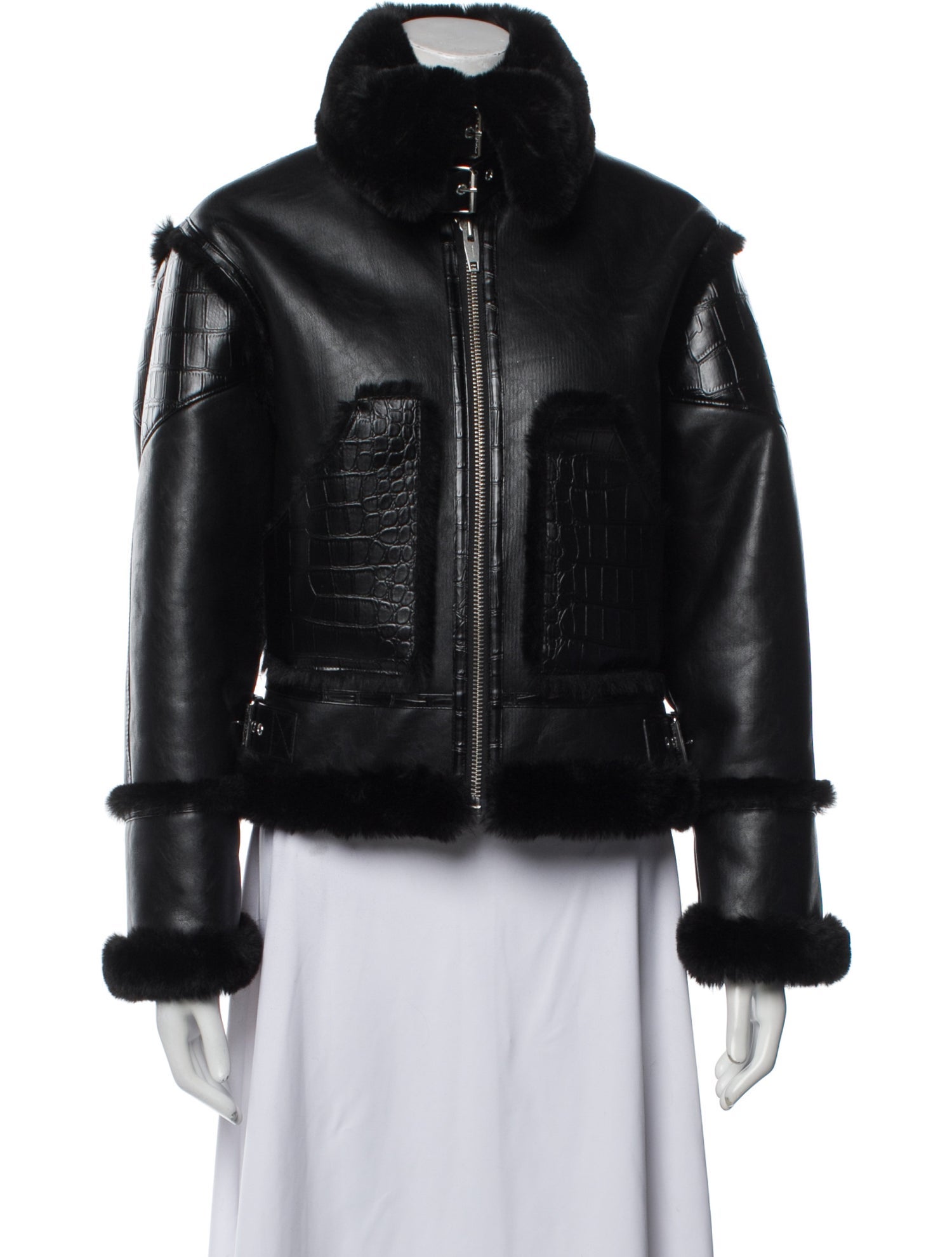 The Kooples Sport Faux Leather Jacket