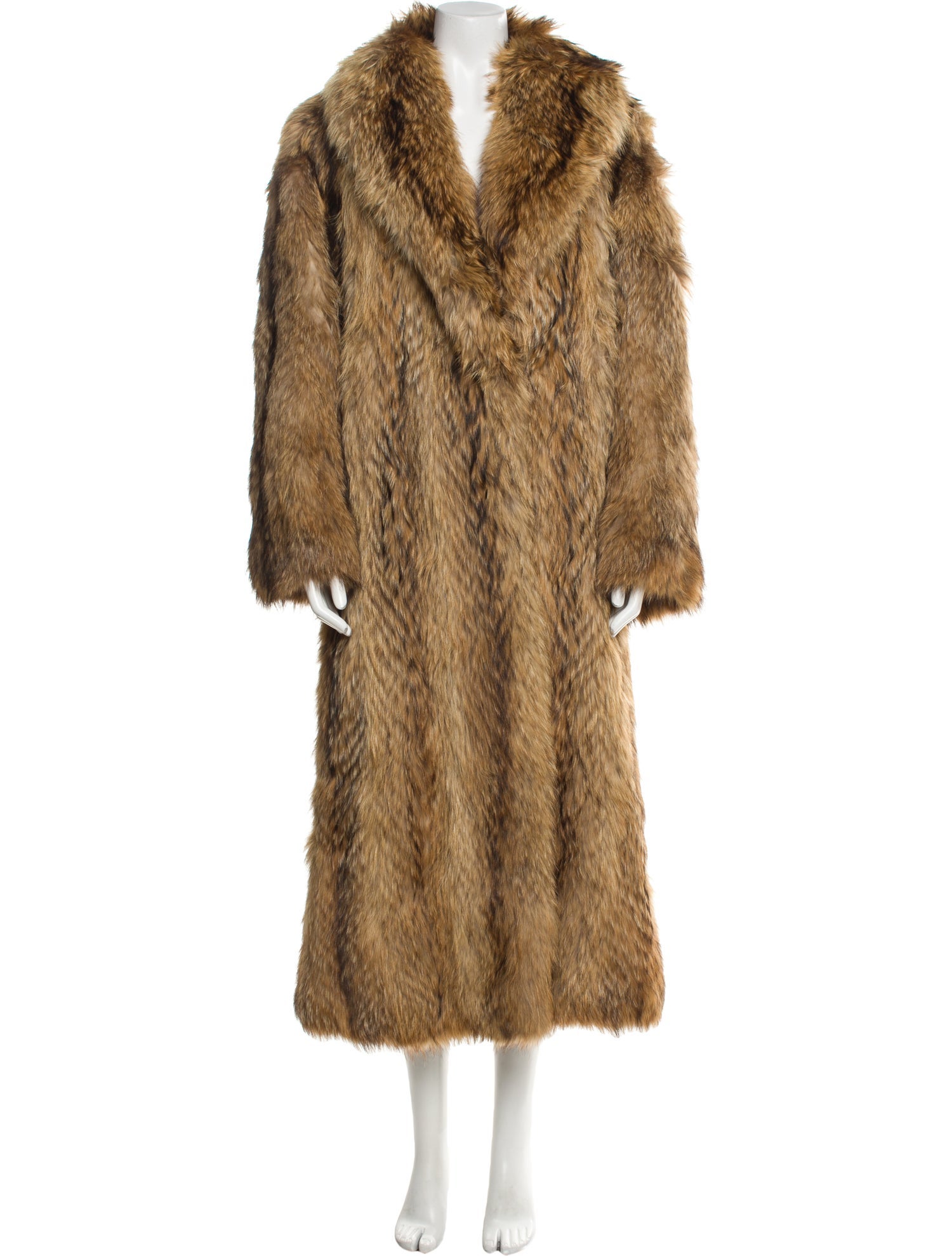 Koslow's Fur Faux Fur Coat