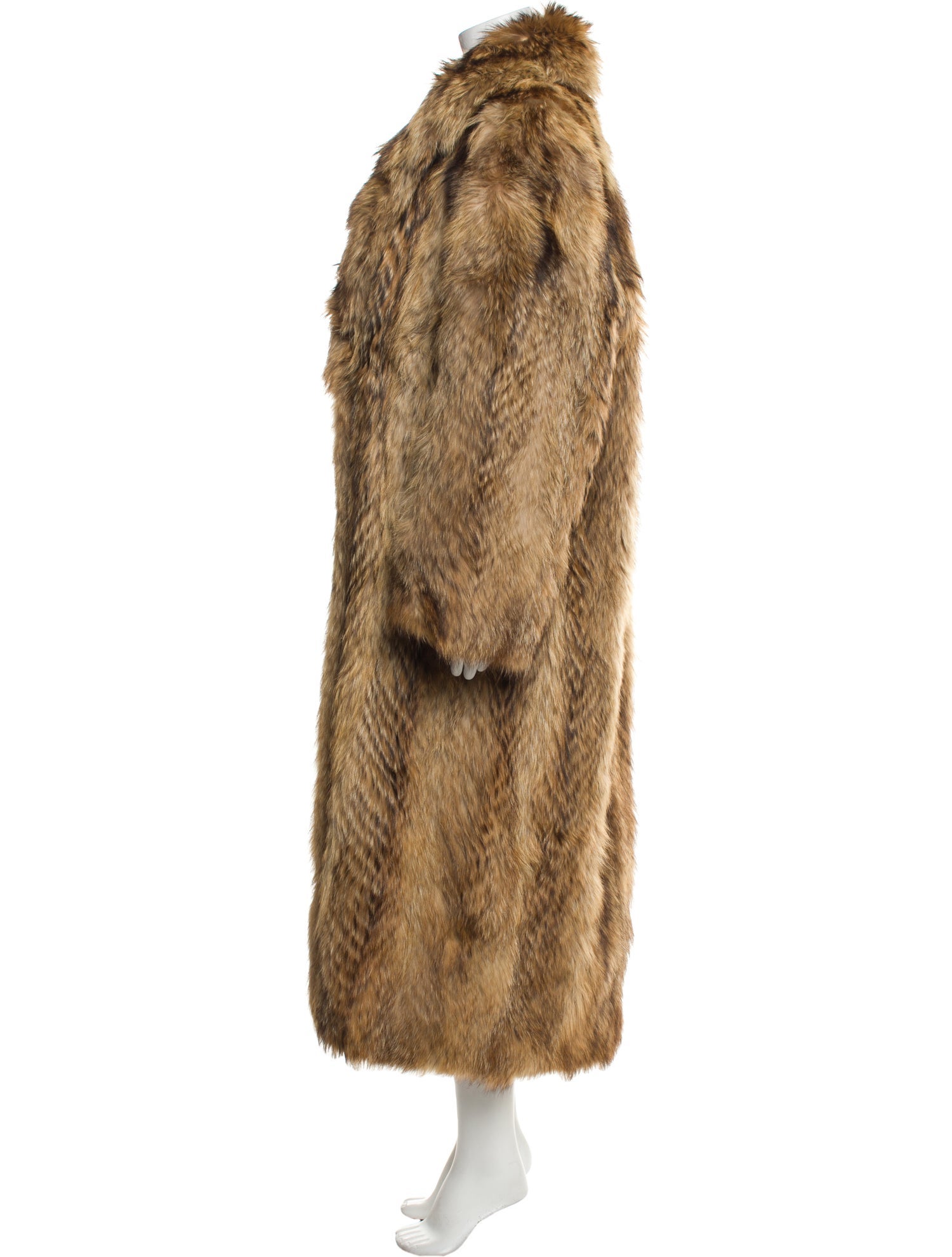 Koslow's Fur Faux Fur Coat