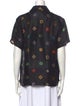 Kirin Peggy Gou Printed Short Sleeve Button-Up Top