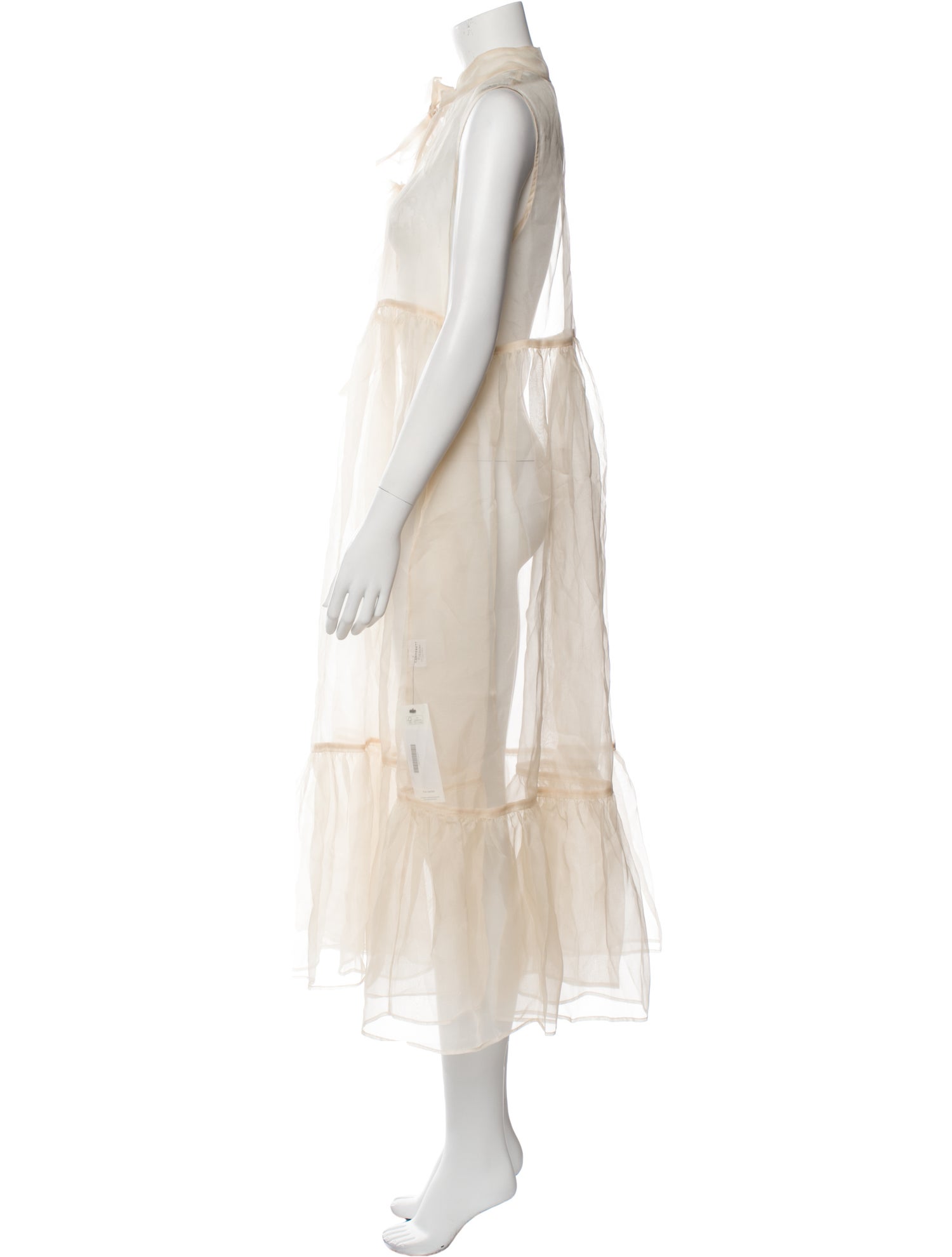 Kamperett Silk Long Dress