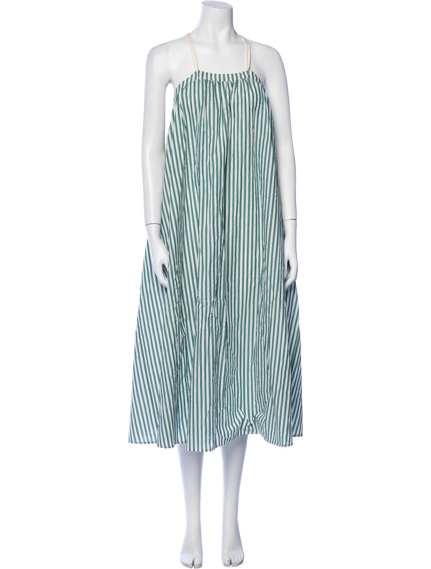 Kamperett Striped Long Dress