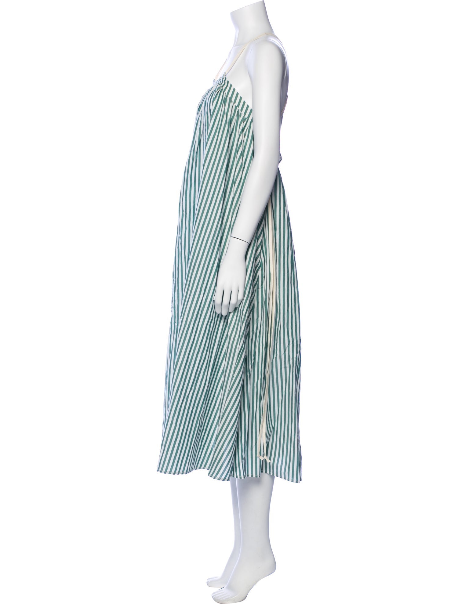 Kamperett Striped Long Dress