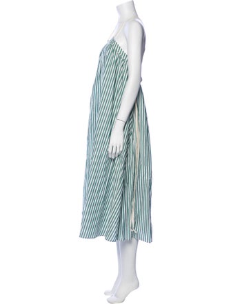 Kamperett Striped Long Dress