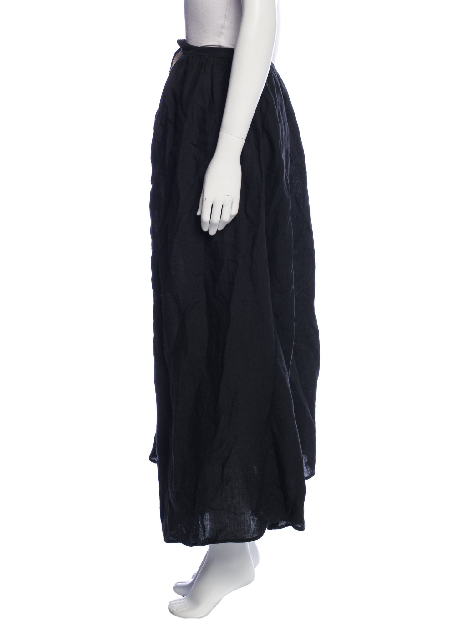 Kamperett Linen Midi Length Skirt