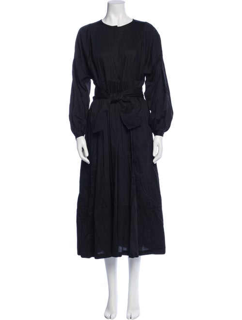 Kamperett Crew Neck Long Dress