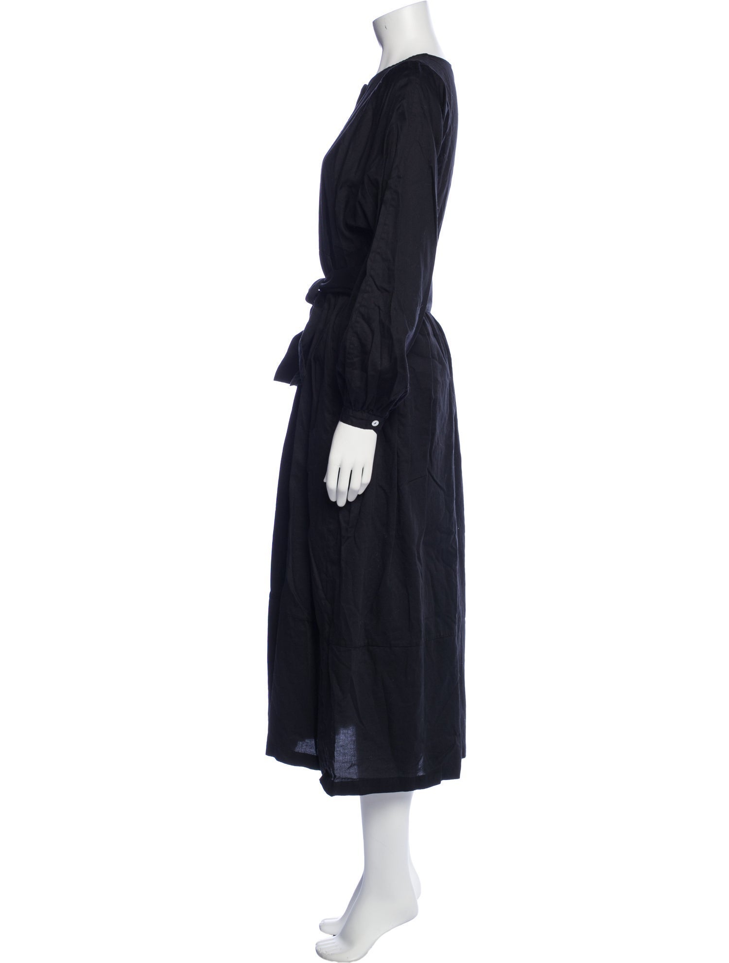 Kamperett Crew Neck Long Dress