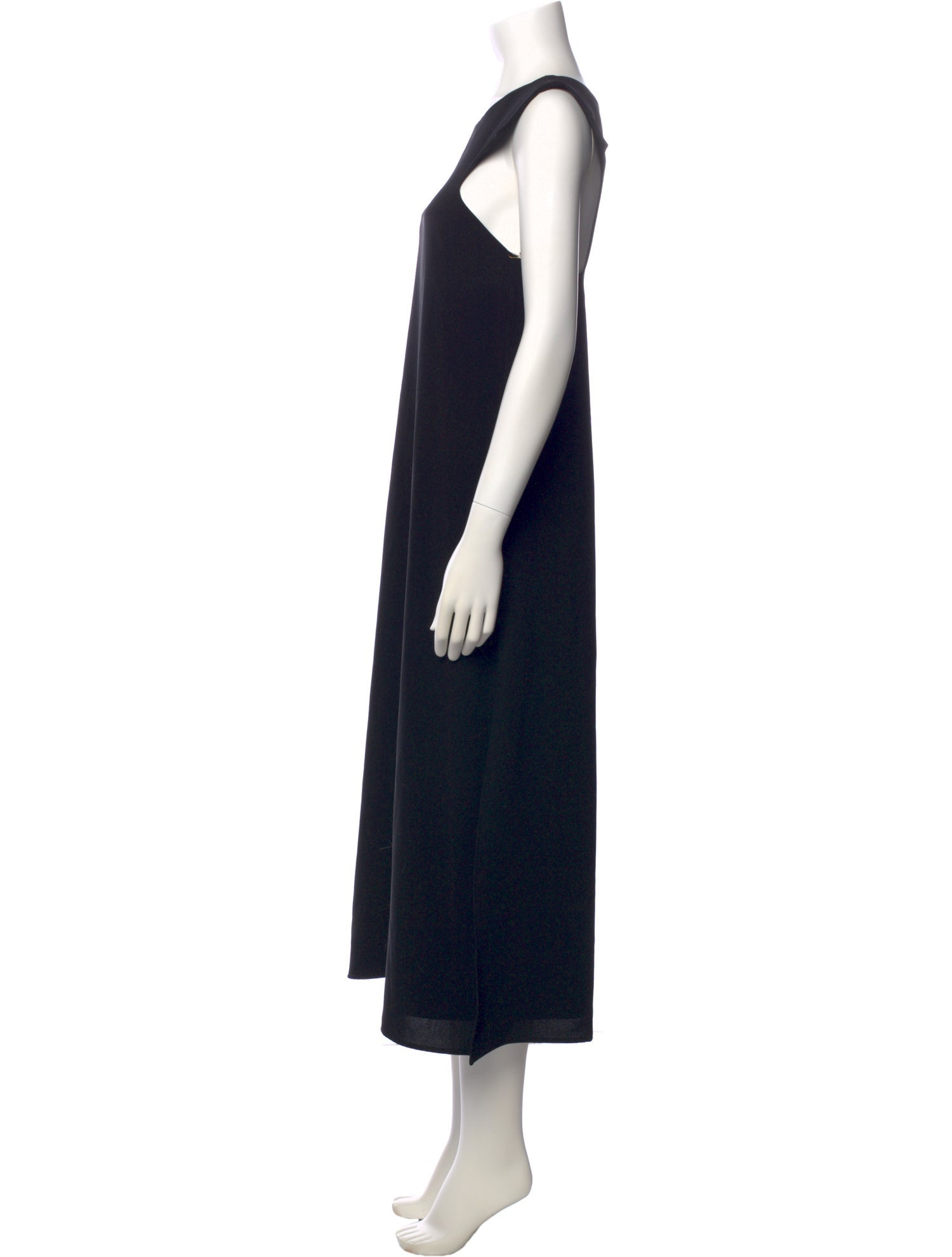 Kamperett Crew Neck Long Dress