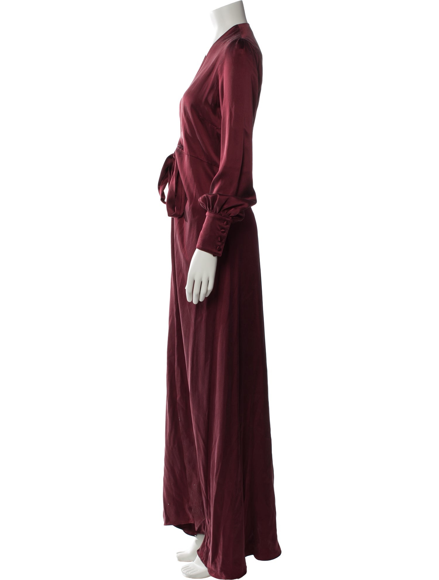 Kamperett Silk Long Dress